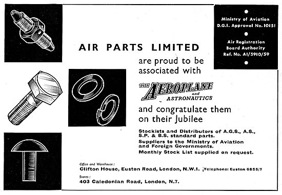 Air Parts Ltd - AGS, AS,SP & BS Standard Parts For Aircraft      