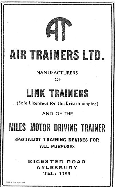 Air Trainers - Manufacturers Of Link Trainers                    