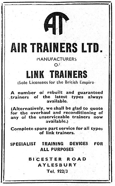 Air Trainers. Aylesbury. New & Reconditioned Link Trainers       