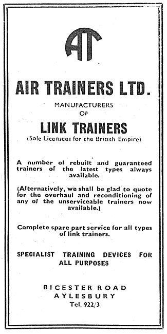 Air Trainers - Link Trainers - Synthetic Flight Trainers. D4 Link