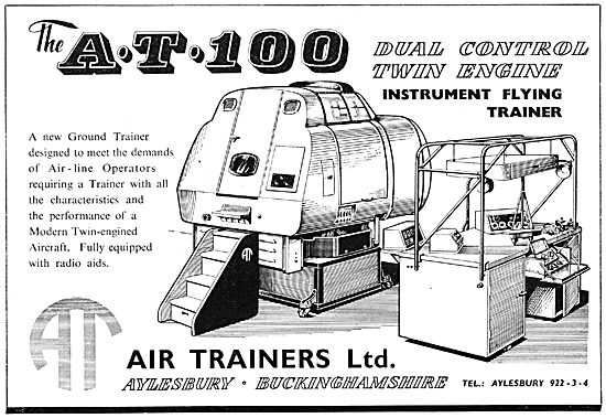 Air Trainers AT 100 Dual Control Instrument Flying Trainer       