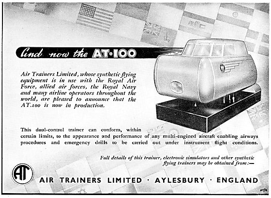 Air Trainers AT-100 Synthetic Flight Simulator 1955              