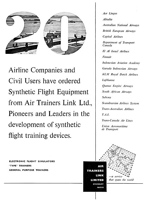 Air Trainers Link Trainers Electronic Flight Simulators          