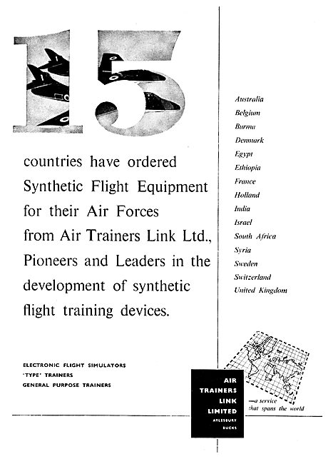 Air Trainers Link Trainers Electronic Flight Simulators          