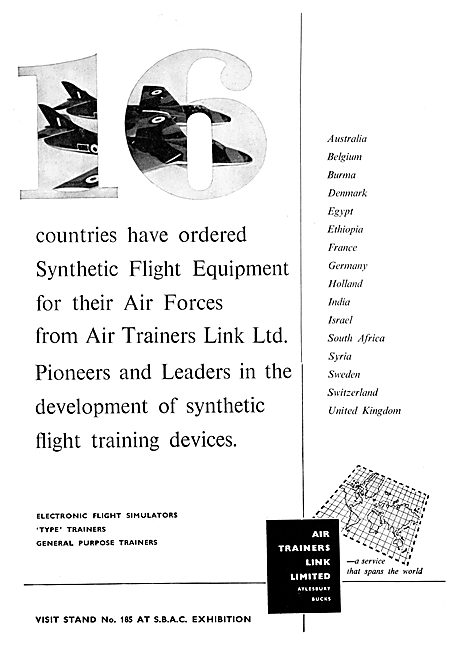 Air Trainers Link Trainers Electronic Flight Simulators          