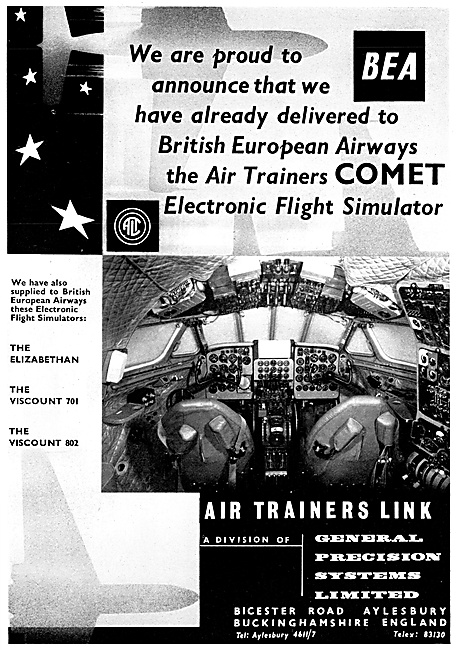 Air Trainers Link Flight Simulators                              