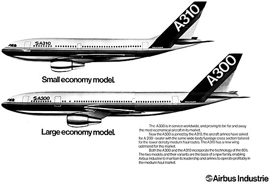 Airbus A300 Airbus A310 1978                                     