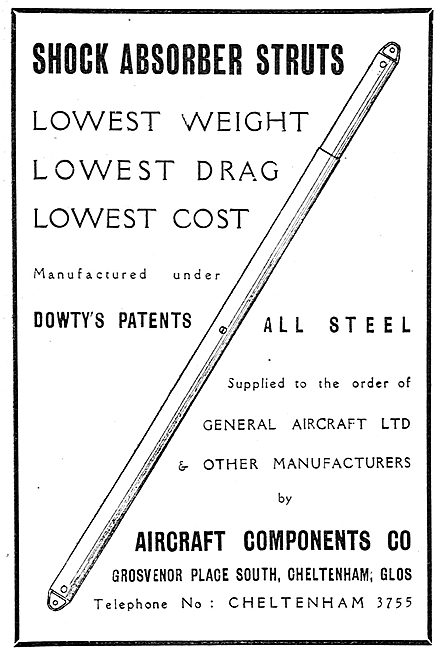 Aircraft Components Co - Shock Absorber Struts                   