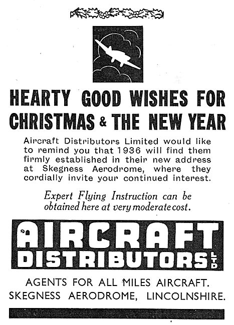 Aircraft Distributors Ltd : Skegness Aerodrome: Miles            