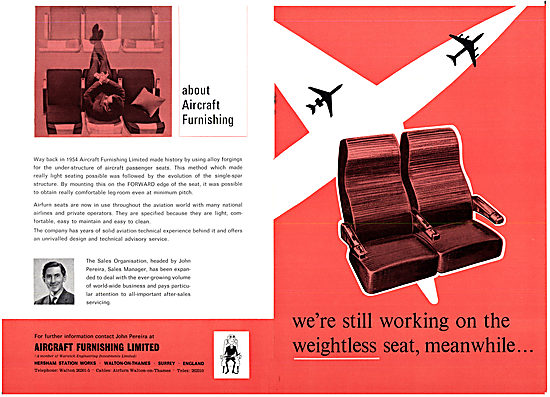Aircraft Furnishing - Airfurn Aircraft Passenger Seating         