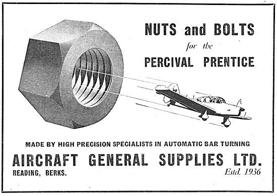 Aircraft General Supplies Reading. AGS Parts                     