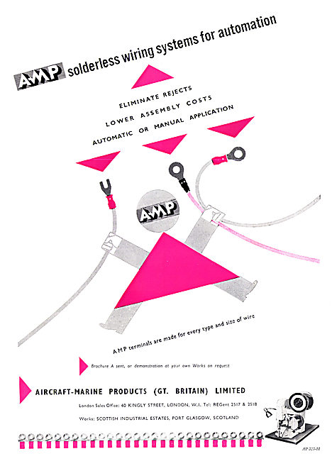 Aircraft-Marine Products. Electrical Components. AMP Terminals   
