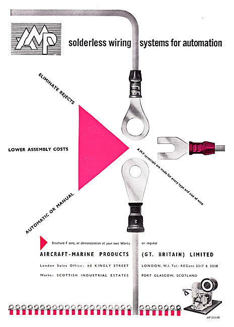 Aircraft-Marine Products. Electrical Components. AMP Terminals   