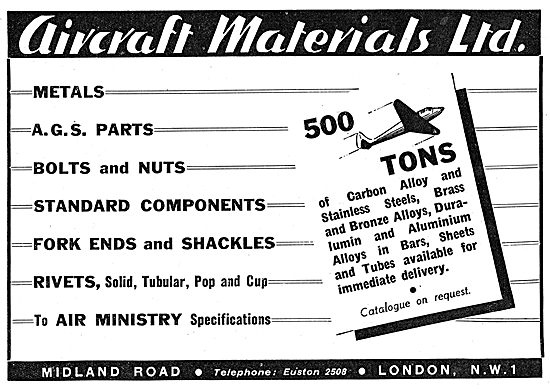 Aircraft Materials Ltd - Aircraft Component Factors              