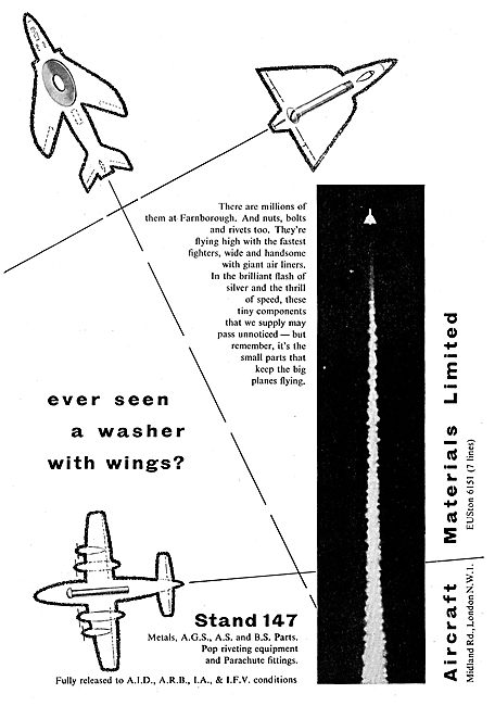 Aircraft Materials Ltd. AGS AS & BS Parts. Pop Riveting Equipment