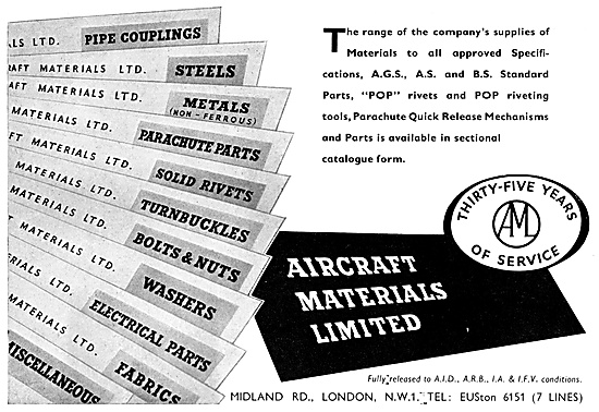 Aircraft Materials AGS Parts                                     