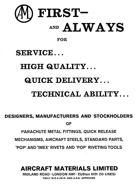 Aircraft Materials Ltd - Manufacturers Of Aircraft Components    