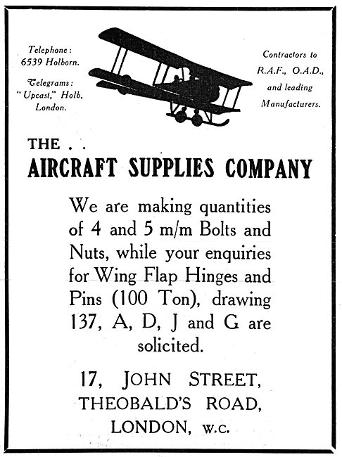 The Aircraft Supplies Company                                    