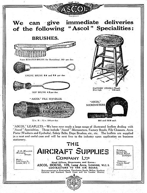 The Aircraft Supplies Company - Engineers Tools & Accessories    