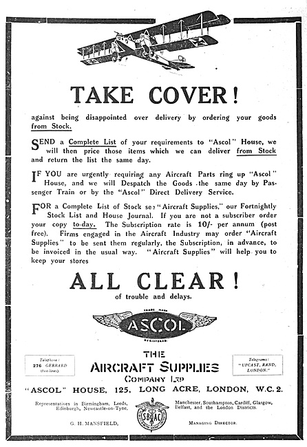 The Aircraft Supplies Company ASCOL                              
