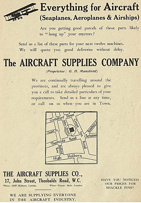 The Aircraft Supplies Company For All Aircraft parts             