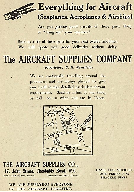 The Aircraft Supplies Company For All Aircraft parts             