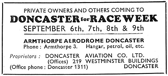 Doncaster Aviation 1932                                          