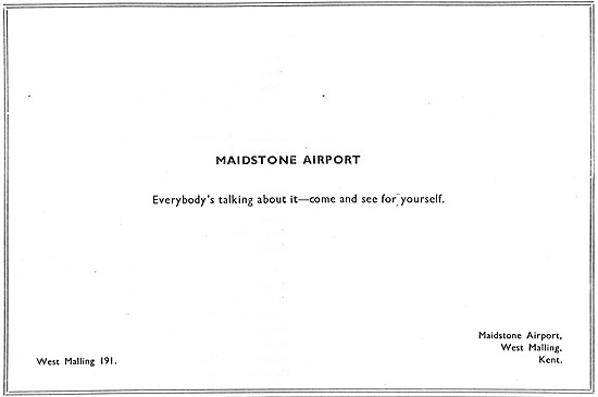Maidstone Airport                                                
