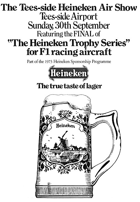 Tees-Side Air Show 30th September 1973. F1 Air Race              