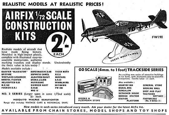 Airfix Model Aircraft Kits                                       