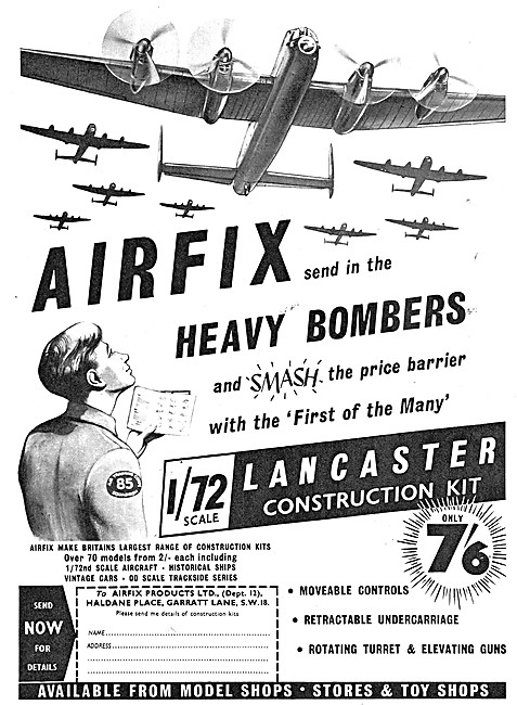 Airfix Model Aircraft Kits - Airfix Heavy Bomber Kits            