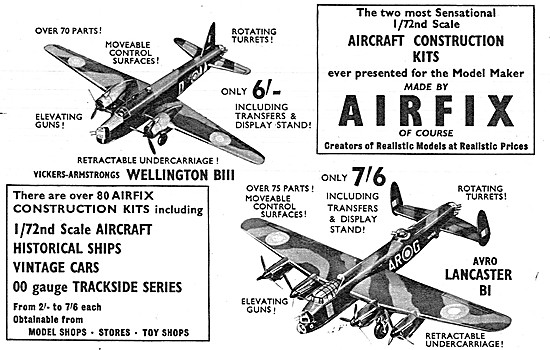Airfix Model Aircraft Kits - Airfix Vickers Wellington BIII      