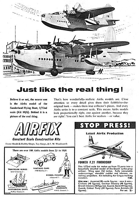 Airfix Model Aircraft Kits - Airfix Short Sunderland Kit         