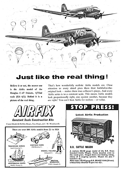 Airfix Model Aircraft Kits - Airfix C-47 Dakota                  