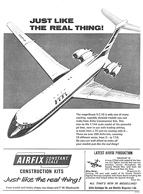 Airfix VC.10 Kit 1965                                            