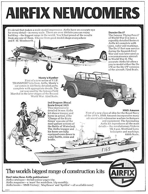 Airfix DO 17 & Monty's Humber                                    