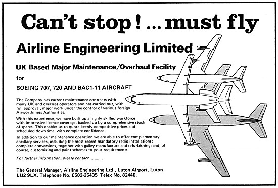 Airline Engineering. Luton. Aircraft Maintenance & Repairs       