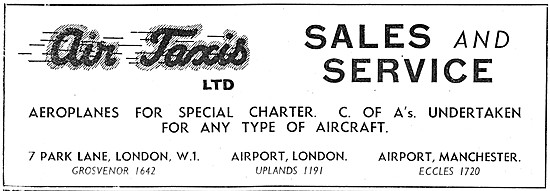 Air Taxis Manchester Aircraft Sales, Maintenance & Charter       