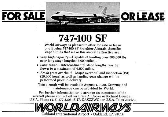 World Airways Oakland CA                                         