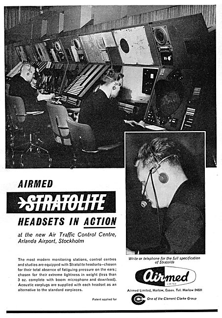 Airmed Airlite Stratolite Headsets                               