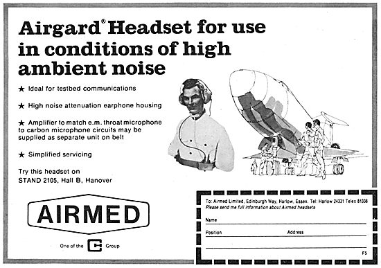Airmed Airgard Ground Handling Crew Headsets                     