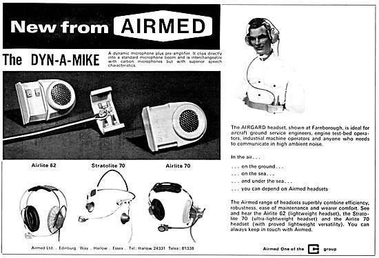 Airmed  Headsets - DYN-A-MIKE                                    