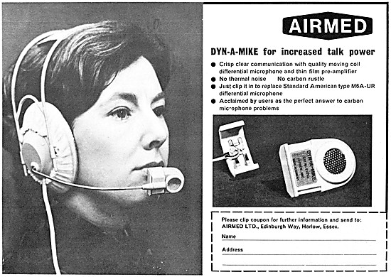 Airmed Airlite Headsets - Airmed Headsets. Clement Clarke        