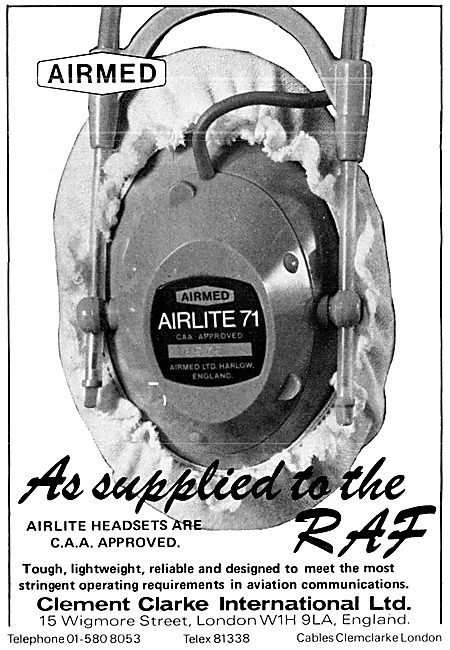 Airmed Airlite 71 Headsets - Clement Clarke                      
