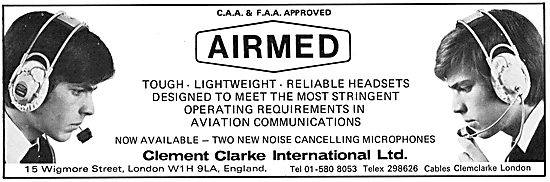 Clement Clarke Airmed Airlite Headsets                           