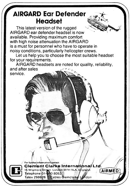 Clement Clarke Airgard Ear Defender Headset                      