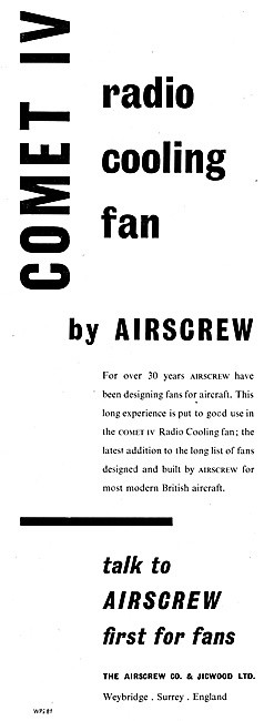 Airscrew Co Fans For Aircraft                                    