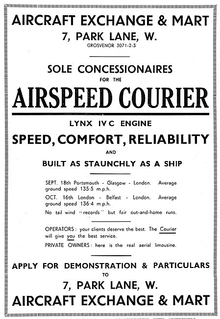 Airspeed Courier                                                 