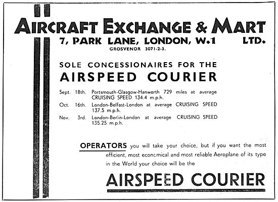 Airspeed Courier                                                 