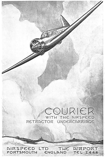 Airspeed Courier - Airspeed Retractor Undercarriage              